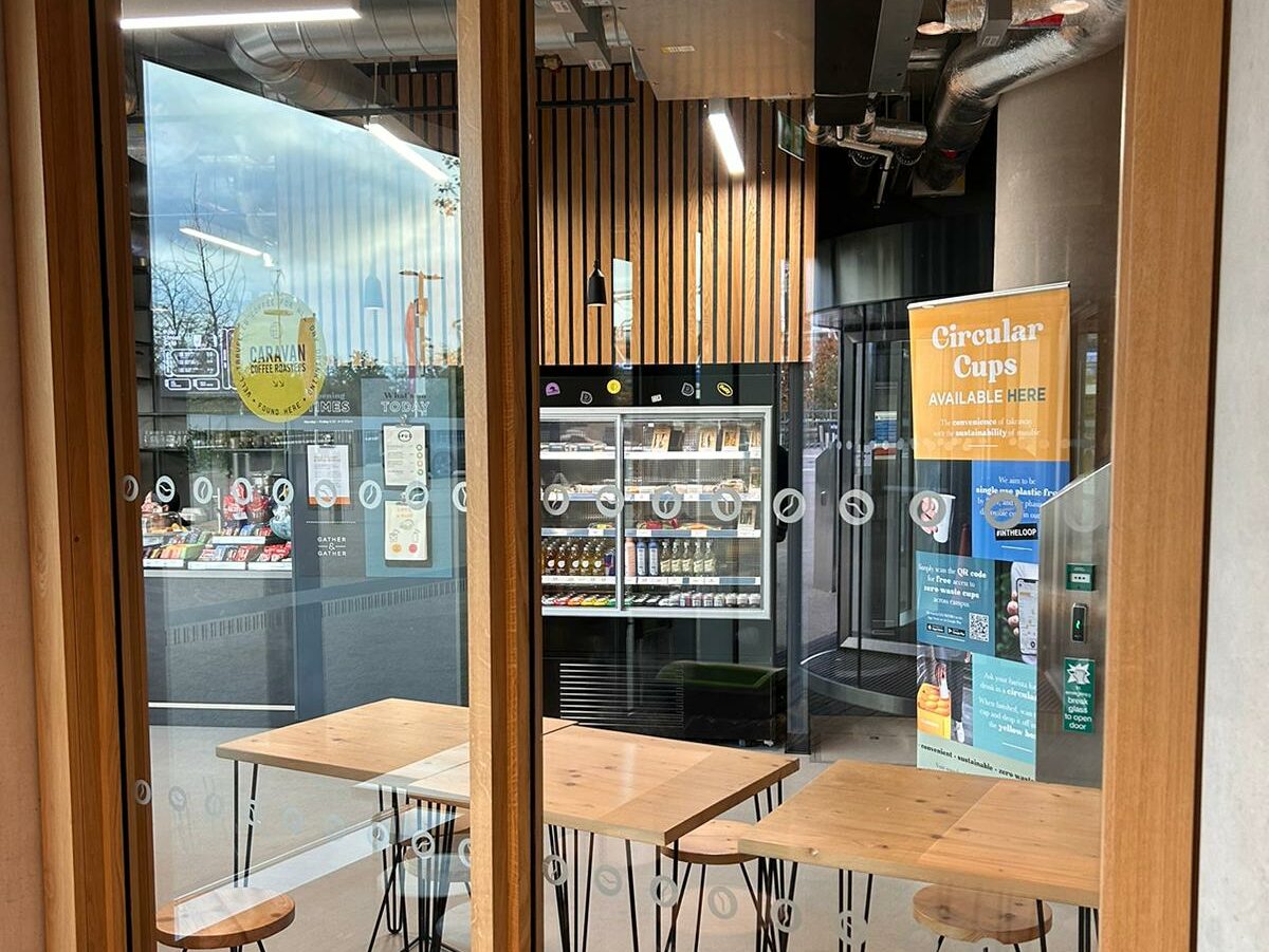On-site coffee shop