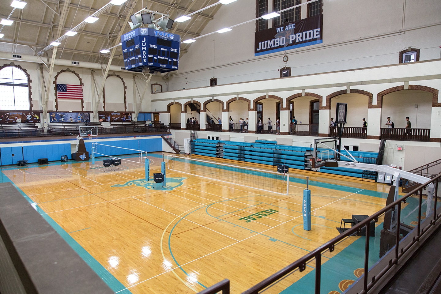 Several large sports halls